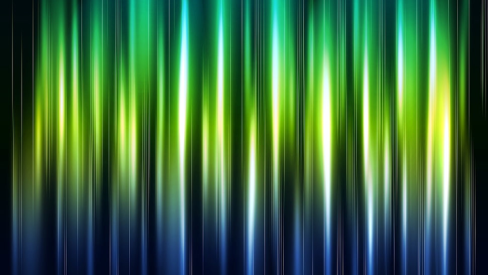 green and blue abstract illustration HD wallpaper