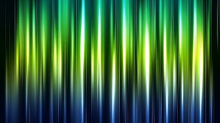 green and blue abstract illustration HD wallpaper