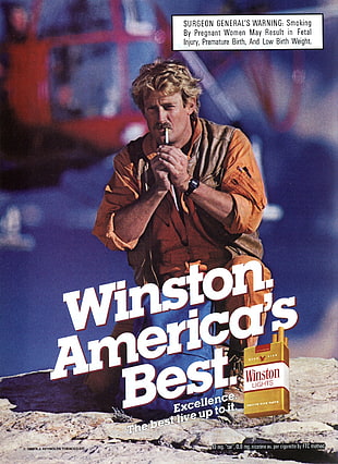 Winston America's Best poster, winston light , cigarettes, poster HD wallpaper
