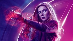 Avengers: Infinity War, Wanda Maximoff, Elizabeth Olsen, 8k HD wallpaper