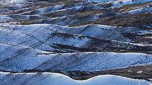 blue and black area rug, Iceland, landscape, nature, ice