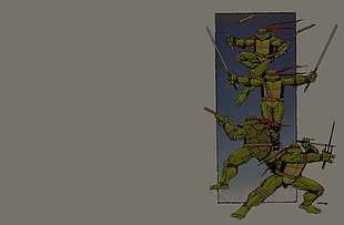 TMNT illustration, Teenage Mutant Ninja Turtles HD wallpaper