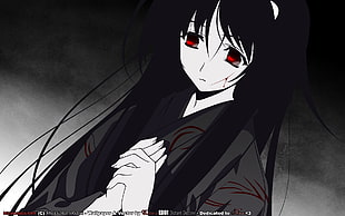 black haired female character