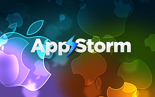 art photography of App Storm logo HD wallpaper