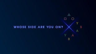 Whose Side Are You On, minimalism HD wallpaper