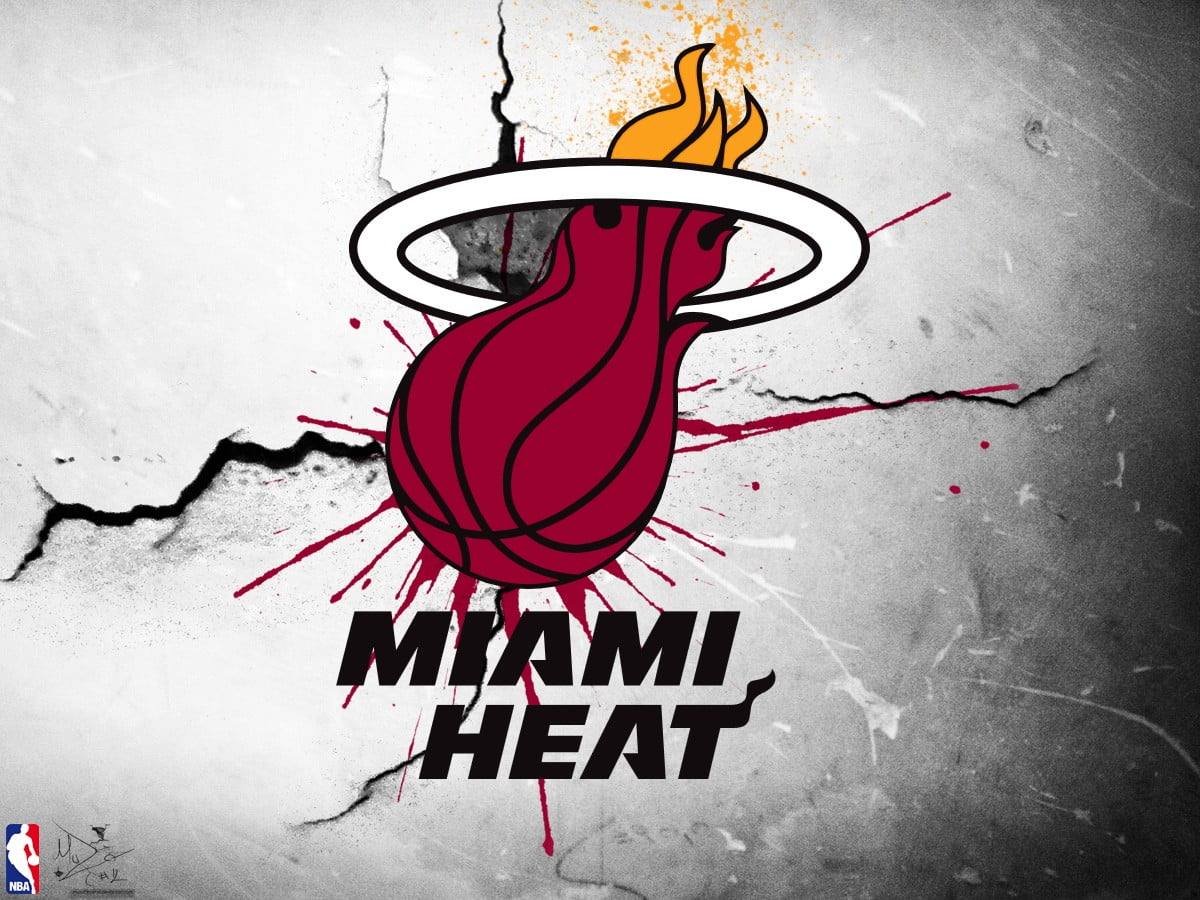 Miami Heat logo, NBA, basketball, Miami Heat, Miami