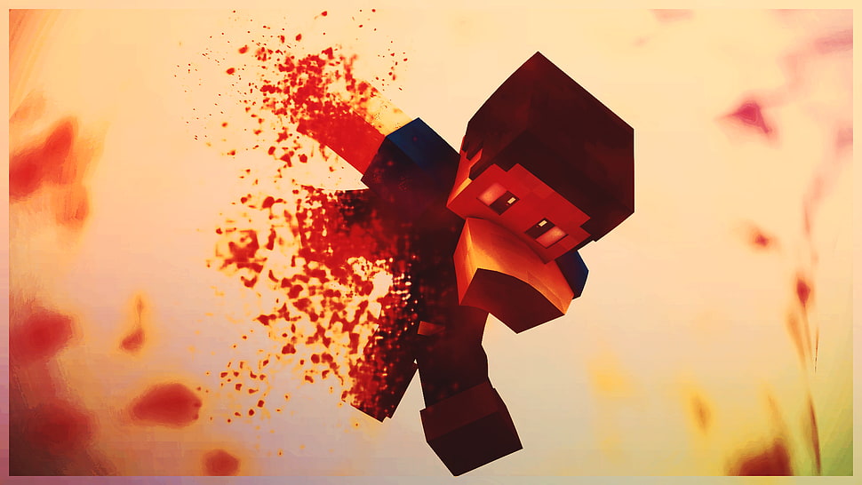 Minecraft character wallpaper, Minecraft HD wallpaper