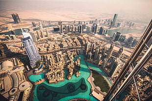 city buildings, Dubai, sky, skyscraper, cityscape