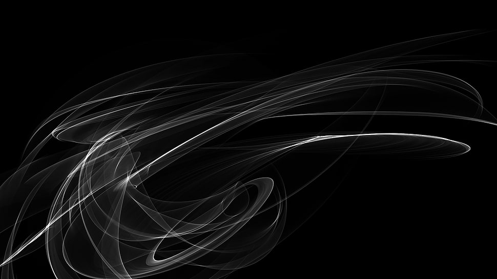 black and white time lapse photography HD wallpaper