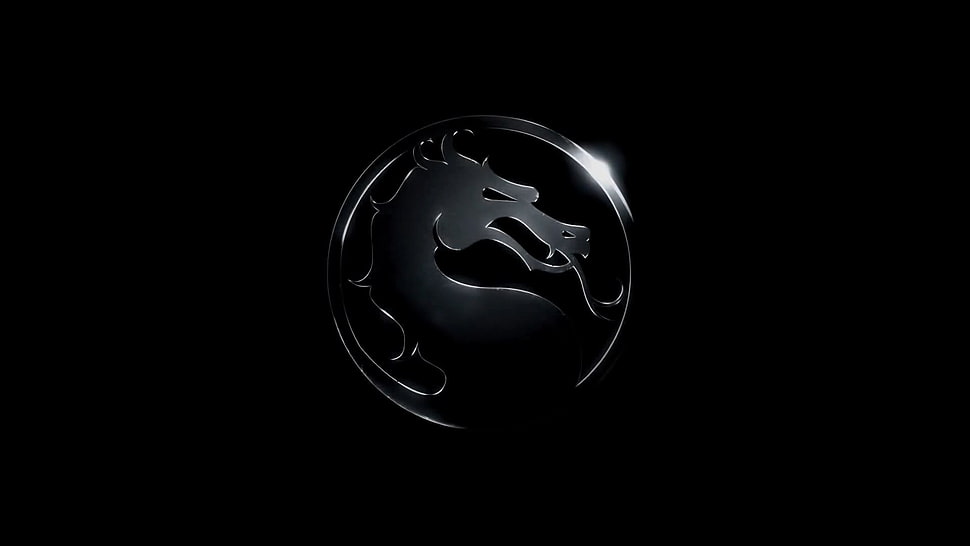 Mortal Kombat logo illustration HD wallpaper