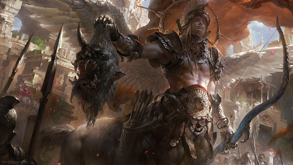 game application wallpaper, Fantasy Battle HD wallpaper
