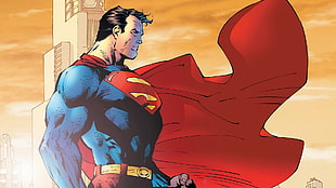 Superman painting, Composite Superman, Superman, DC Comics, superhero