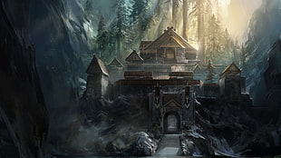 brown house painting, Game of Thrones: A Telltale Games Series, Game of Thrones HD wallpaper