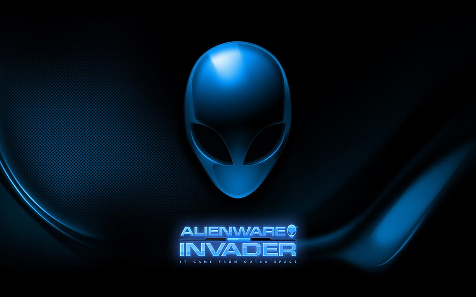 Alienware Invader screenshot ], Alienware, digital art, skull HD wallpaper