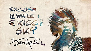 Jimi Hendrix quotation digital art, Jimi Hendrix HD wallpaper