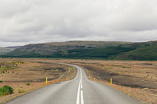 gray road, Road, Marking, Uplands