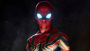 Spider Man illustration, Iron Spider Armor, Spider-Man, Avengers: Infinity War HD wallpaper