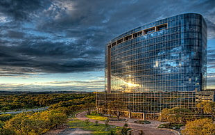 building surrounded with trees, Texas, building HD wallpaper