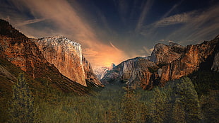 cliff rocks, photography, landscape, Yosemite National Park HD wallpaper