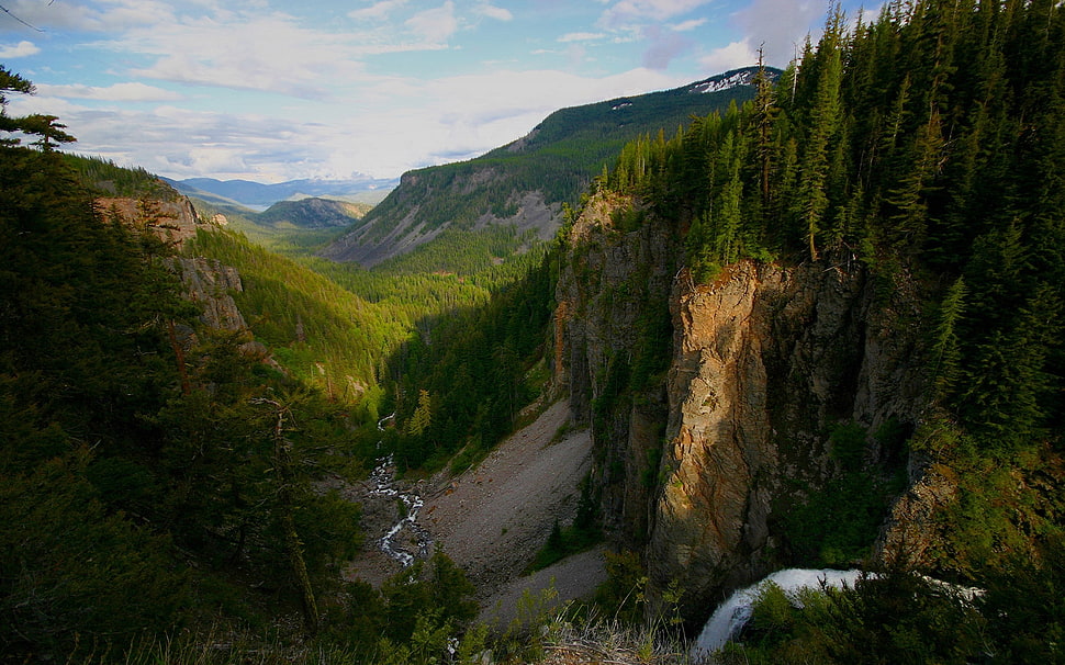 high rise mountain HD wallpaper