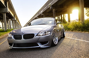 pair of gray BMW car HD wallpaper