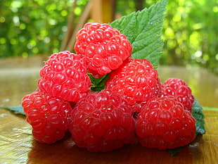 pink strawberries