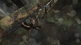 men's gray and pink shirt, Lara Croft, Tomb Raider, video games