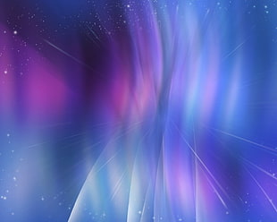 purple and blue nebula digital poster