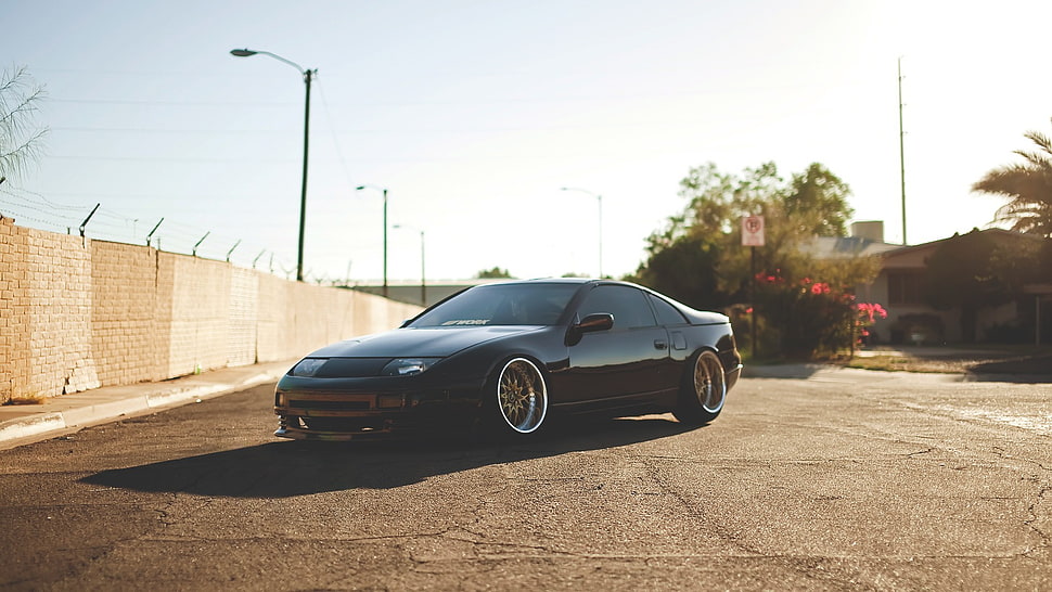 black 5-door hatchback, car HD wallpaper