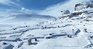 white snow, Star Wars, Hoth, snow
