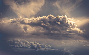 nimbus clouds, clouds HD wallpaper