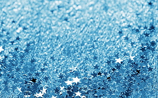 blue star ornament HD wallpaper