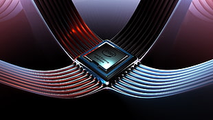 Intel computer processor photography