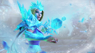 Crystal Maiden from dota 2 illustration