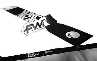 black and silver banner