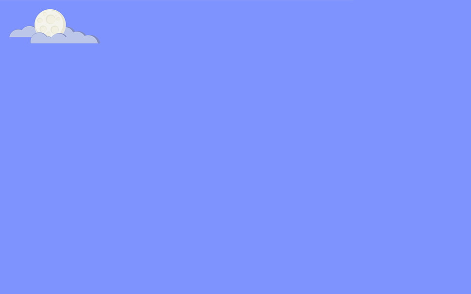 minimalism, Moon, simple background HD wallpaper
