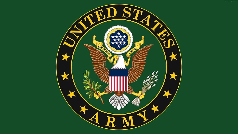 United States Army logo HD wallpaper