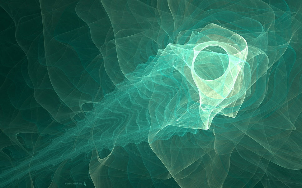 green and white abstract digital wallpaper HD wallpaper