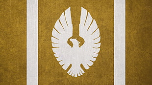 brown and white eagle logo, The Elder Scrolls Online, Aldmeri Dominion, flag, Okiir