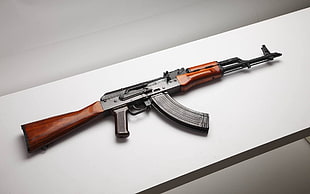 Brown and black AK47