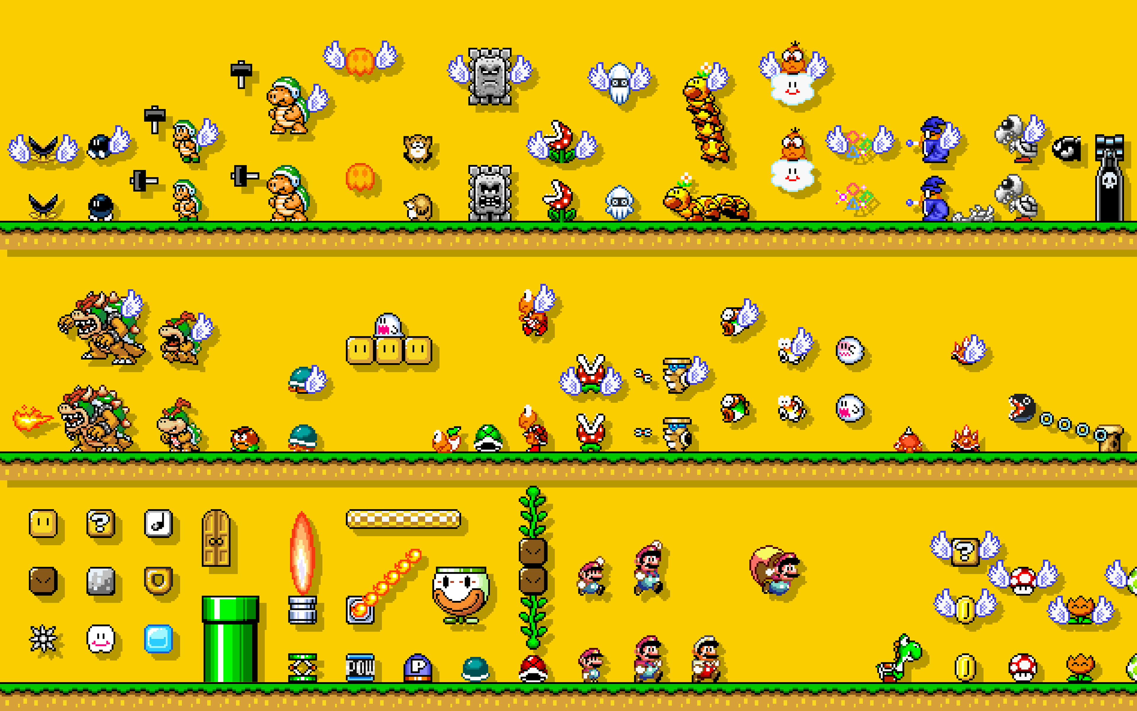 Super Mario game, Mario Bros., video games, simple background, retro games