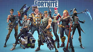 Fortnite game poster, video games, Fortnite