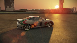white, green, and red coupe, Project cars, Toyota GT-86