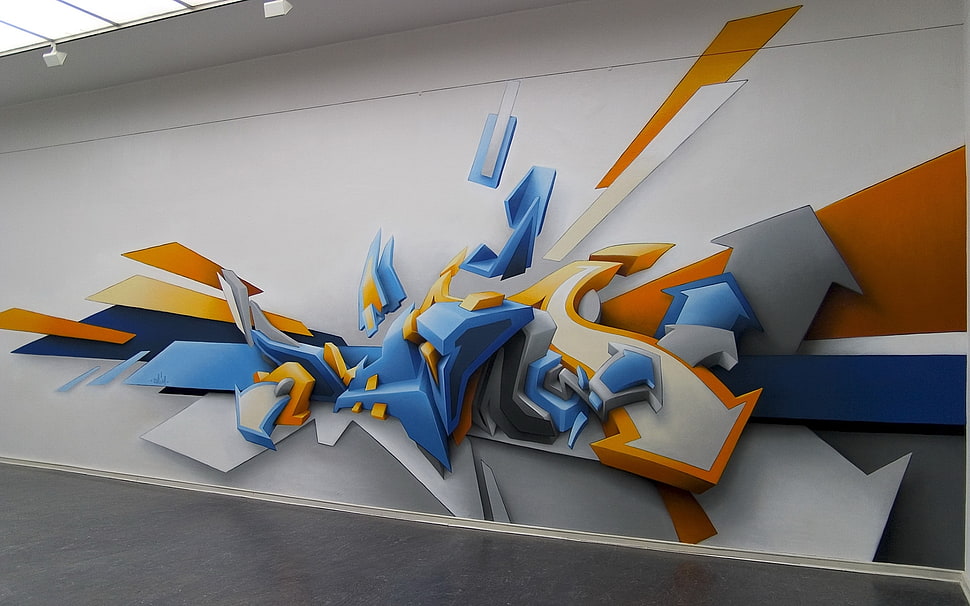 abstract graffiti HD wallpaper