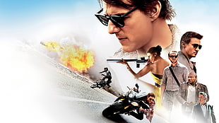 Mission Impossible movie poster, Mission Impossible Rogue Nation, Tom Cruise, Jeremy Renner