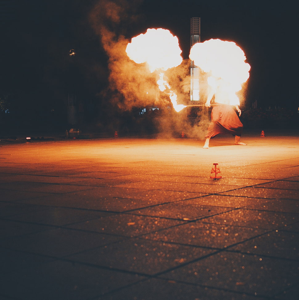 pyro works, fire HD wallpaper