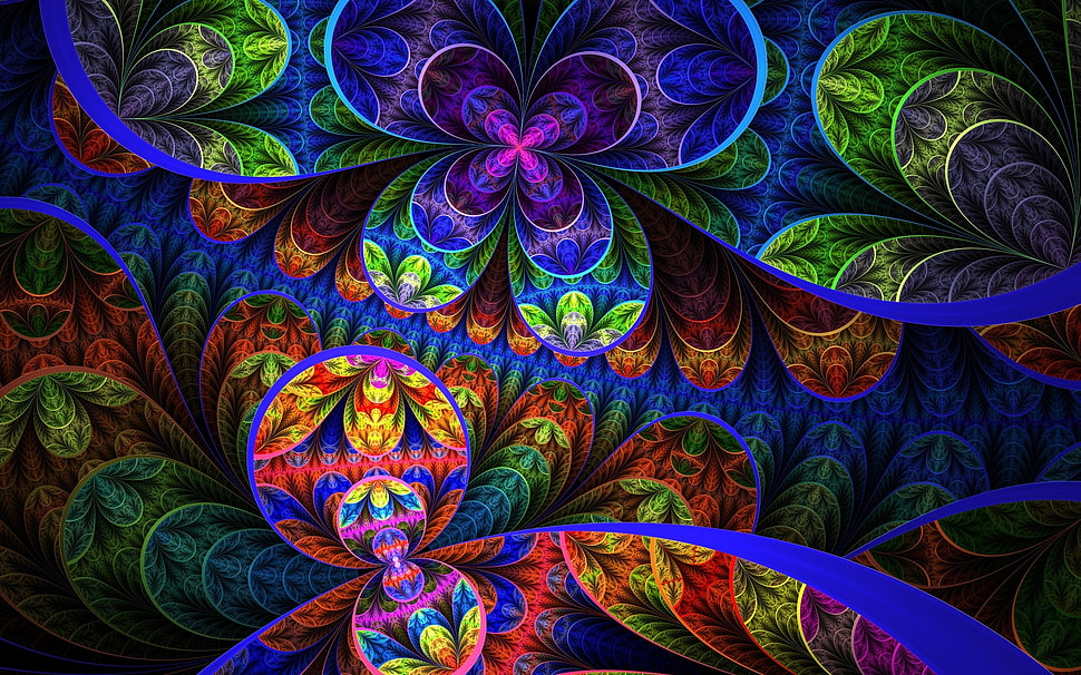 floral wallpaper HD wallpaper