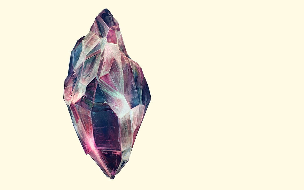 multicolored rock, abstract HD wallpaper