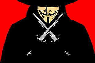 V for Vendetta Fawkes Guy digital wallpaper, V for Vendetta, movies