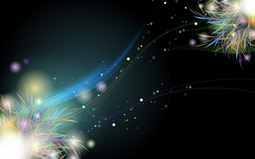 multicolored abstract painting HD wallpaper